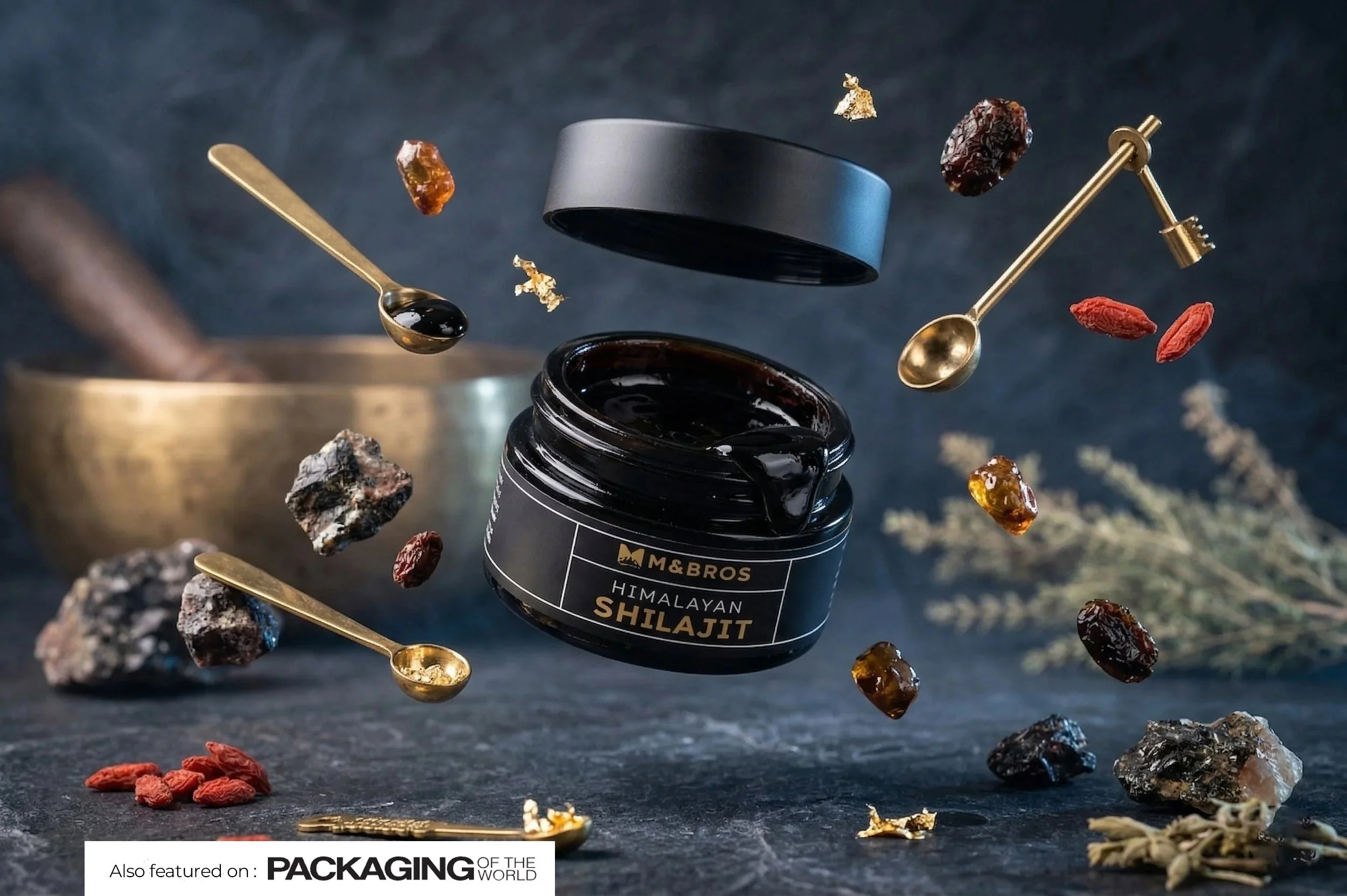 Premium Shilajit Packaging Design for M&amp;Bros