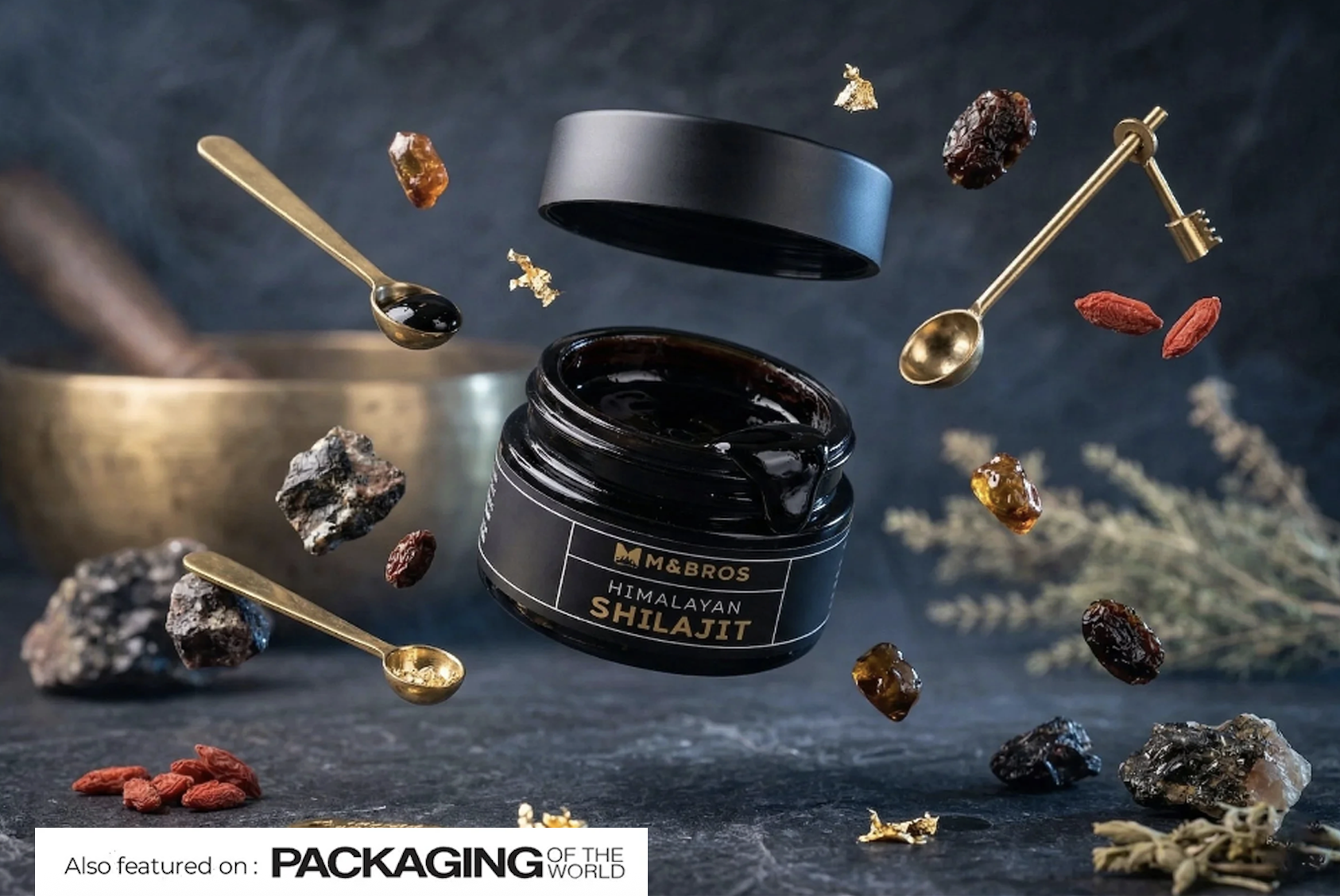 Premium Shilajit Packaging Design for M&amp;Bros