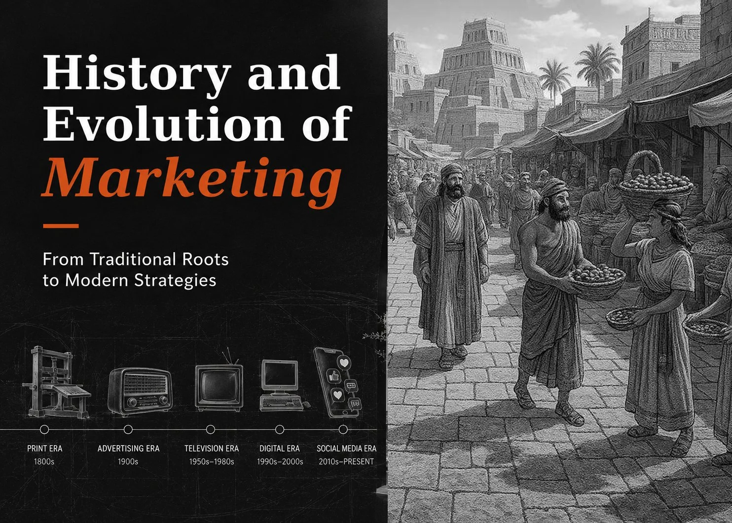 The History &amp; Evolution of Marketing.