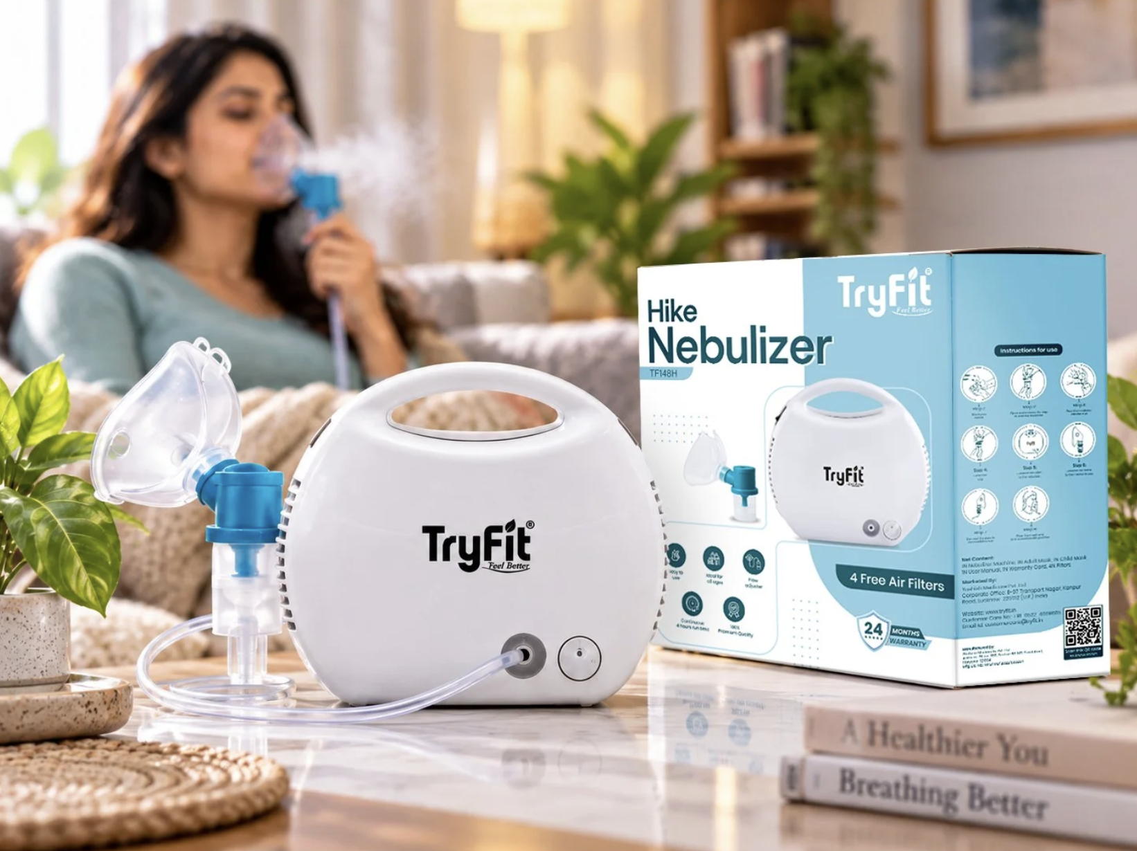 Tryfit Hike Nebulizer - Medical Device Packaging Design Project