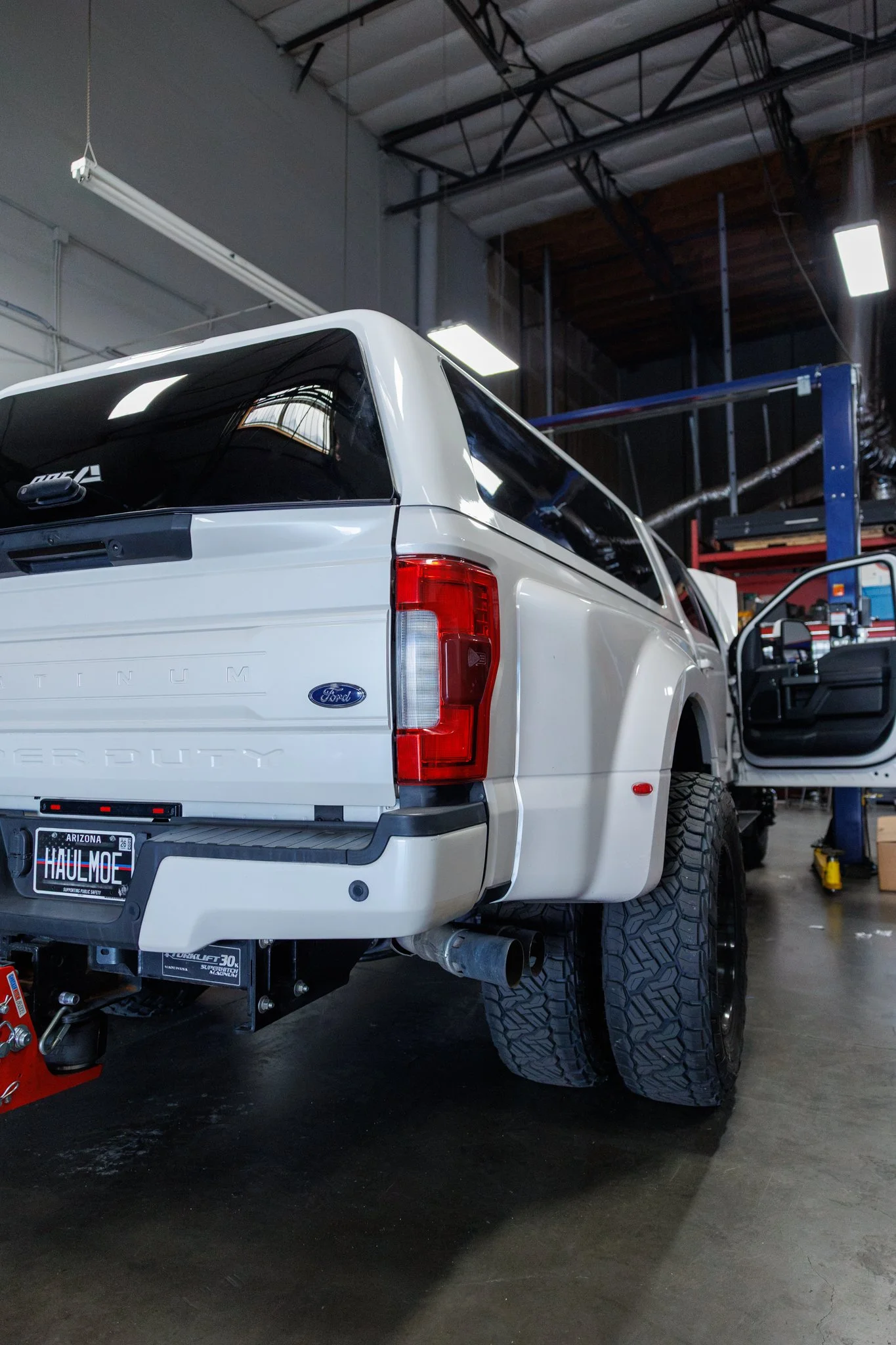 White Ford Dually - Audio - Baja Design -6693.jpg