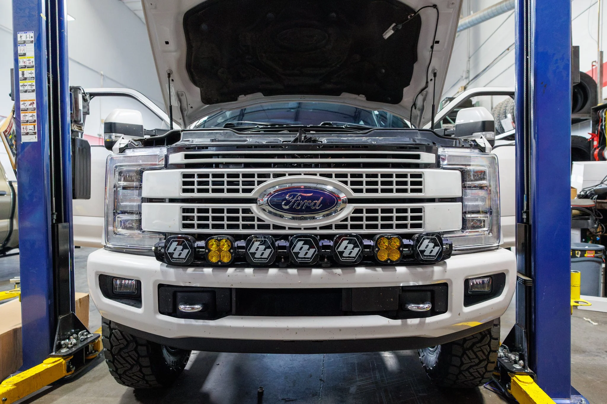 White Ford Dually - Audio - Baja Design -6676.jpg