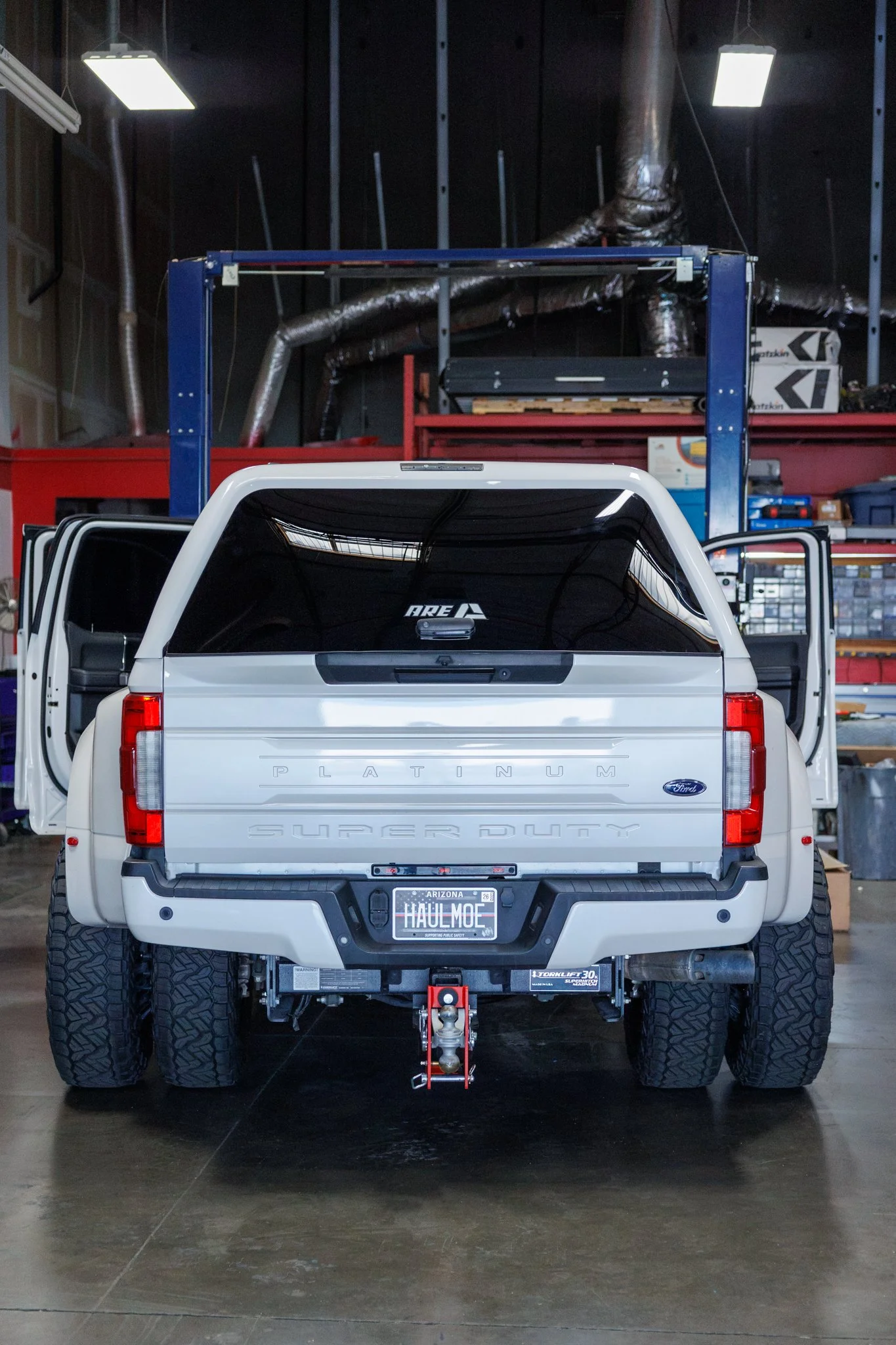 White Ford Dually - Audio - Baja Design -6686.jpg