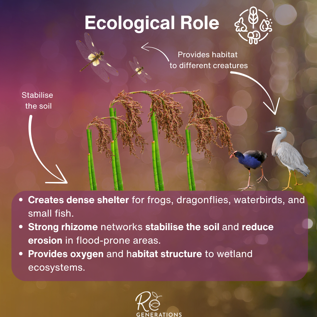 information about the ecological role of the joint twig rush