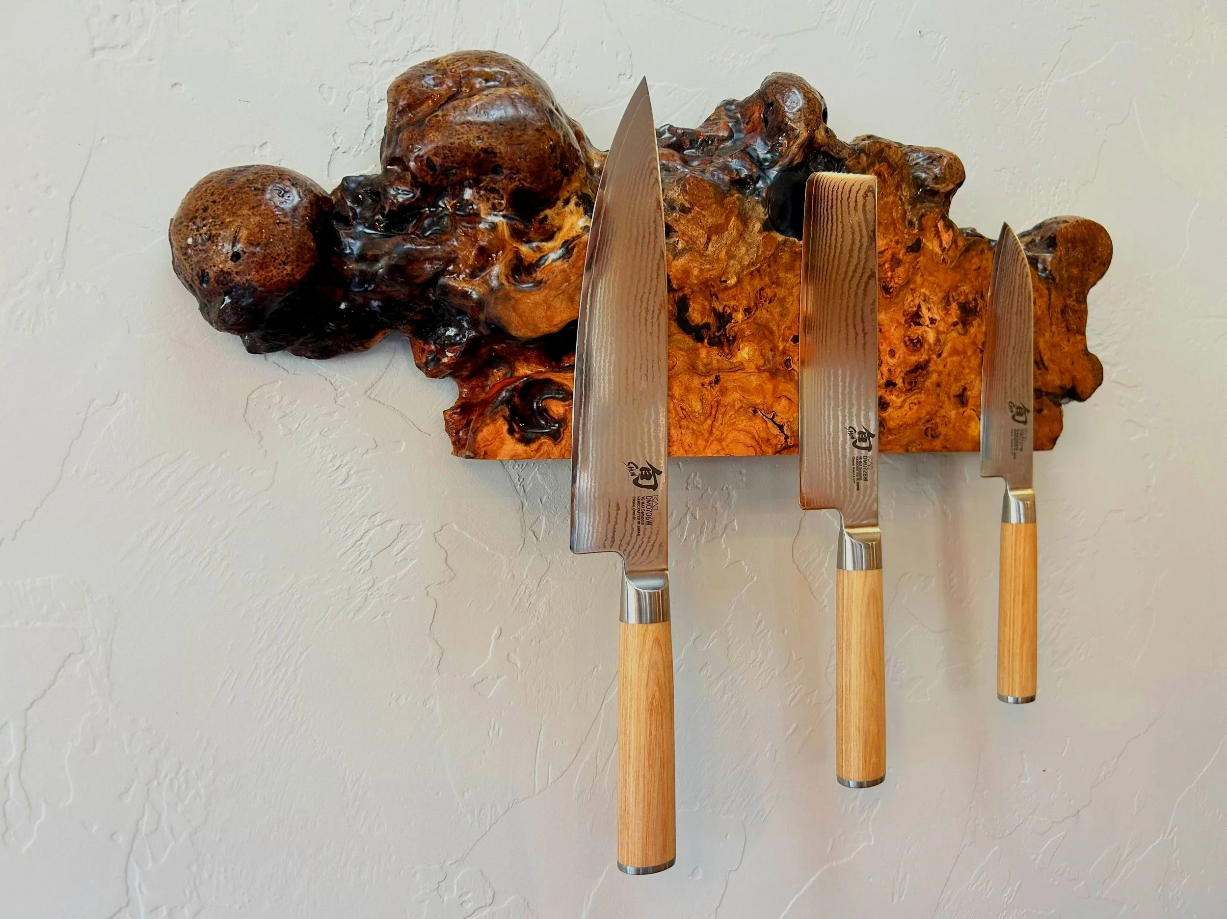 Cherry Burl Knife Holder