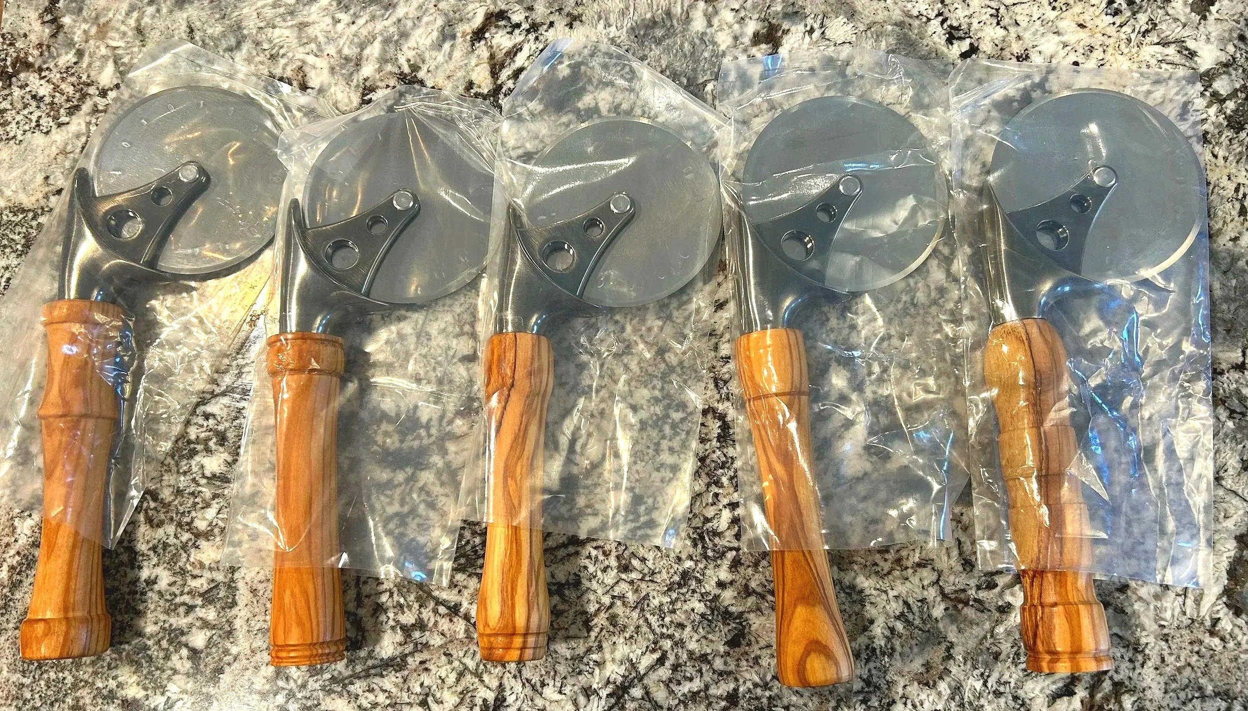Pizza Cutters - Pewter Steel