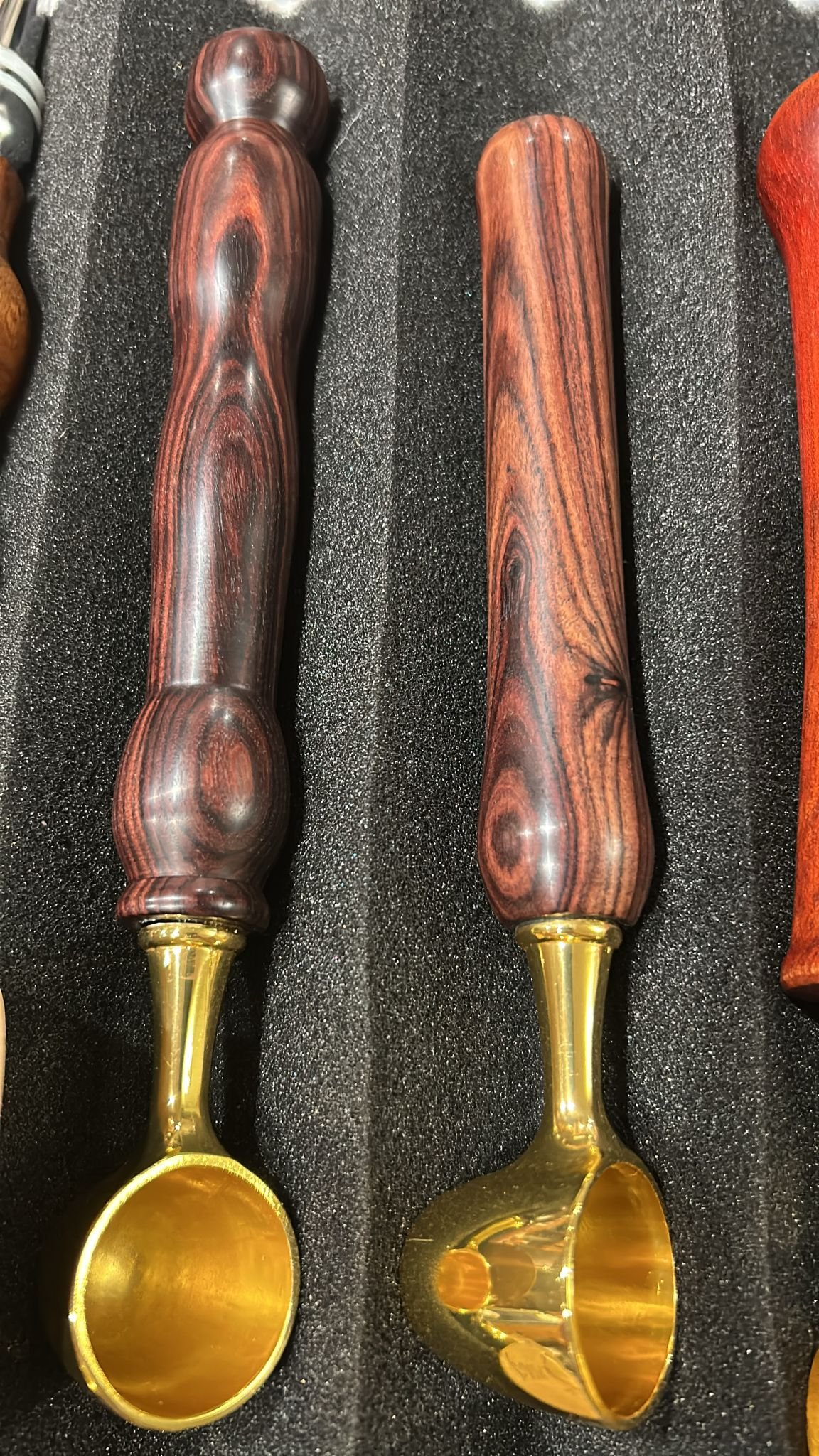 Kingswood and Katalox Coffee Scoops