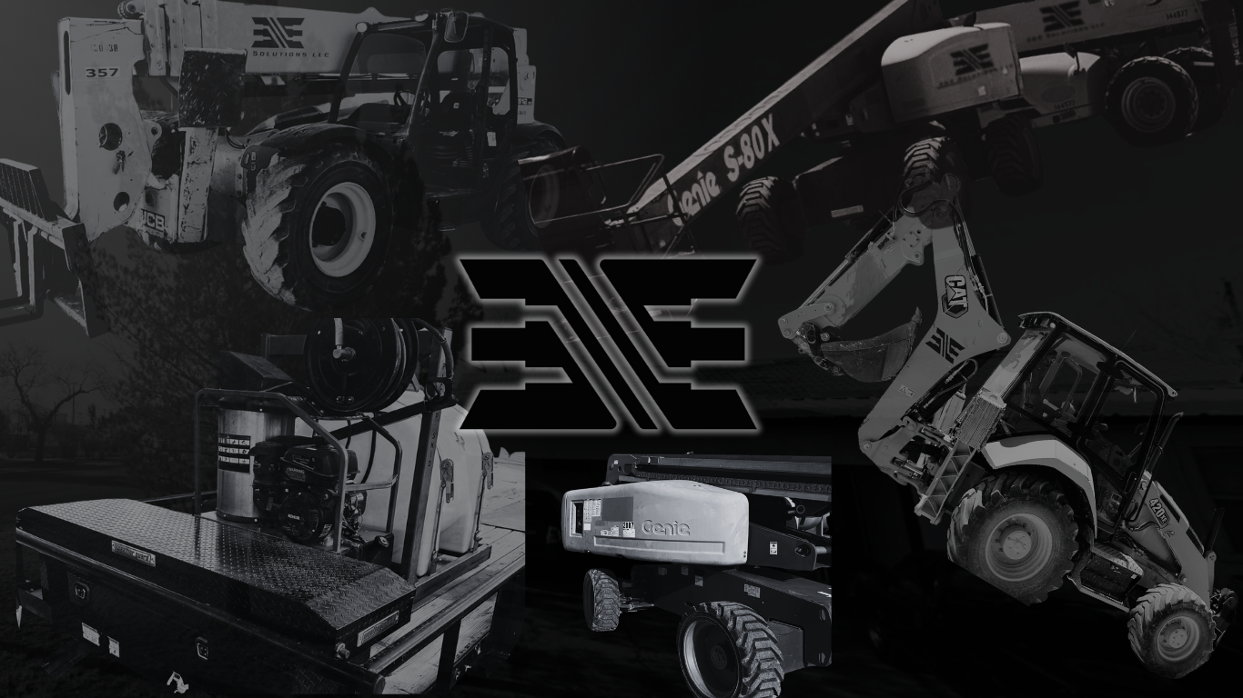 E&E Solutions collage of Rental Equipment