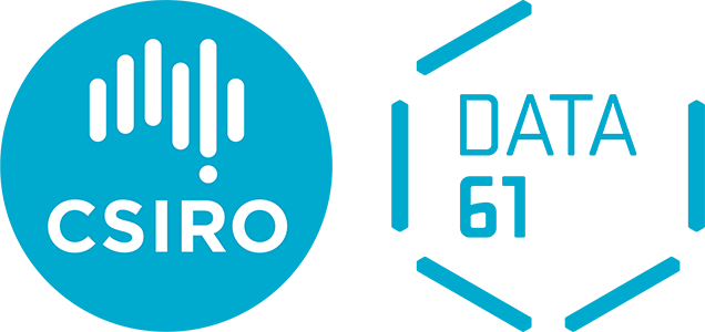 CSIRO logo on a blue background.