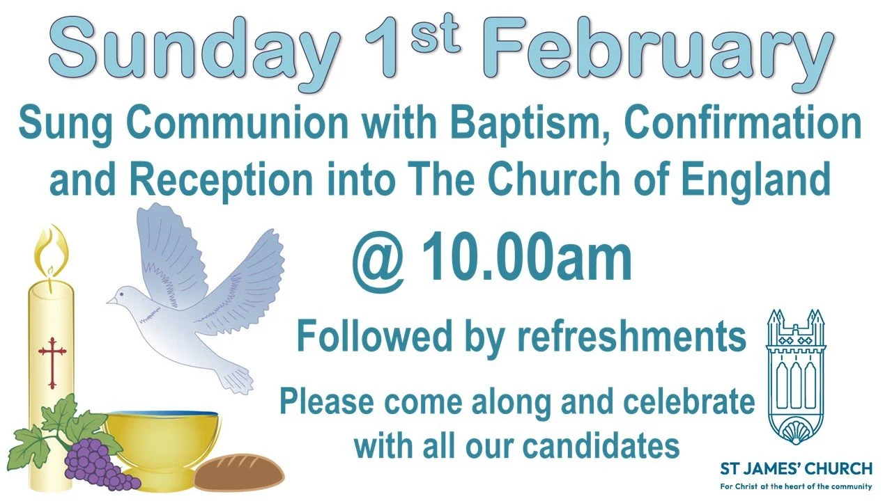 Joint Service of Sung Communion with Baptism, Confirmation and Reception into the Church of England