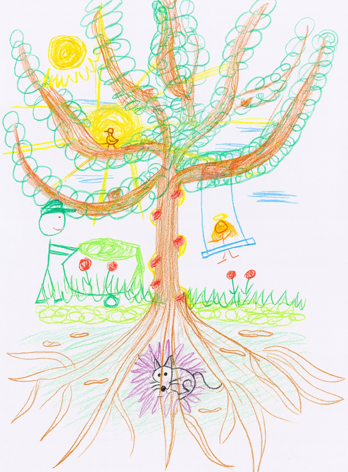 Zeichnung von einem Baum