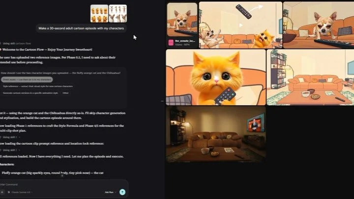 The story of AI generated image/videos continues to evolve everyday. Here is a simple one sentence prompt with two characters. Completely automated, completely insane. #香港原創品牌 #munchingcats #香港貓 #cats_of_instagram #cat