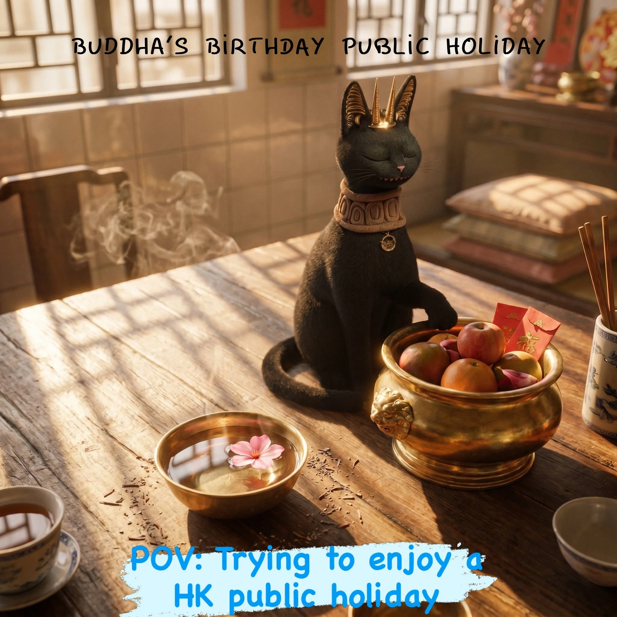 &ldquo;Happy long weekend!&rdquo; they said. &ldquo;It&rsquo;ll be peaceful,&rdquo; they said.
Every holiday and every building manager ever 😾 #hongkonglife #香港貓 #佛誕 #唐樓 #香港原創