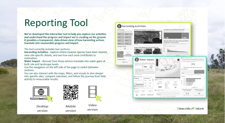 Making ecosystem restoration visible: Meet the Stewards of Nature reporting tool&nbsp;