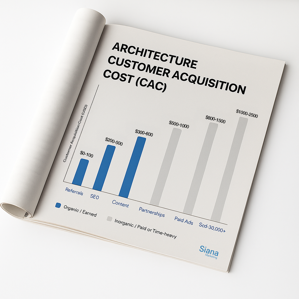 Architecture Customer Acquisition Cost (CAC): 2025 Benchmarks