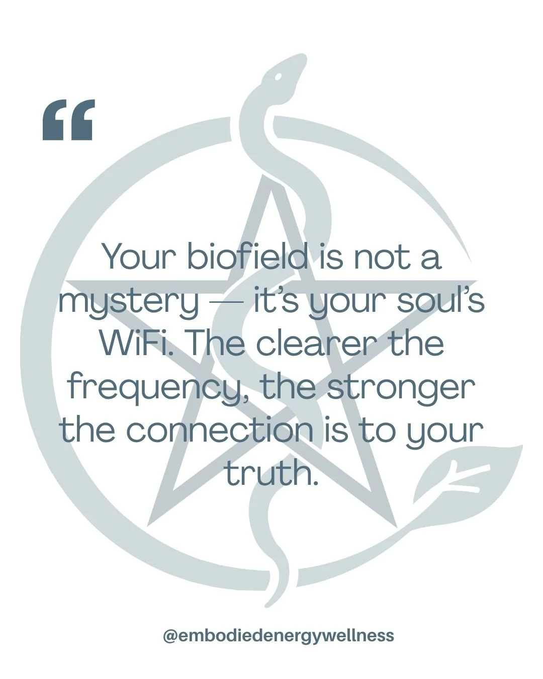 Your energy field is the invisible bridge between your human self and your higher consciousness. When you’re grounded, regulated, and aligned, your signal is crystal clear — intuition flows, synchronicities appear, and life feels in harmo