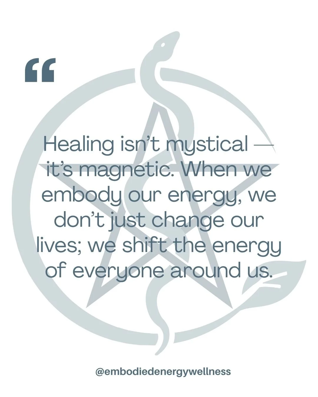 “Healing isn’t mystical — it’s magnetic.”
When you embody your energy, you stop chasing alignment — you become it.
Every breath, every choice, every boundary radiates that frequency outward. You don’t just