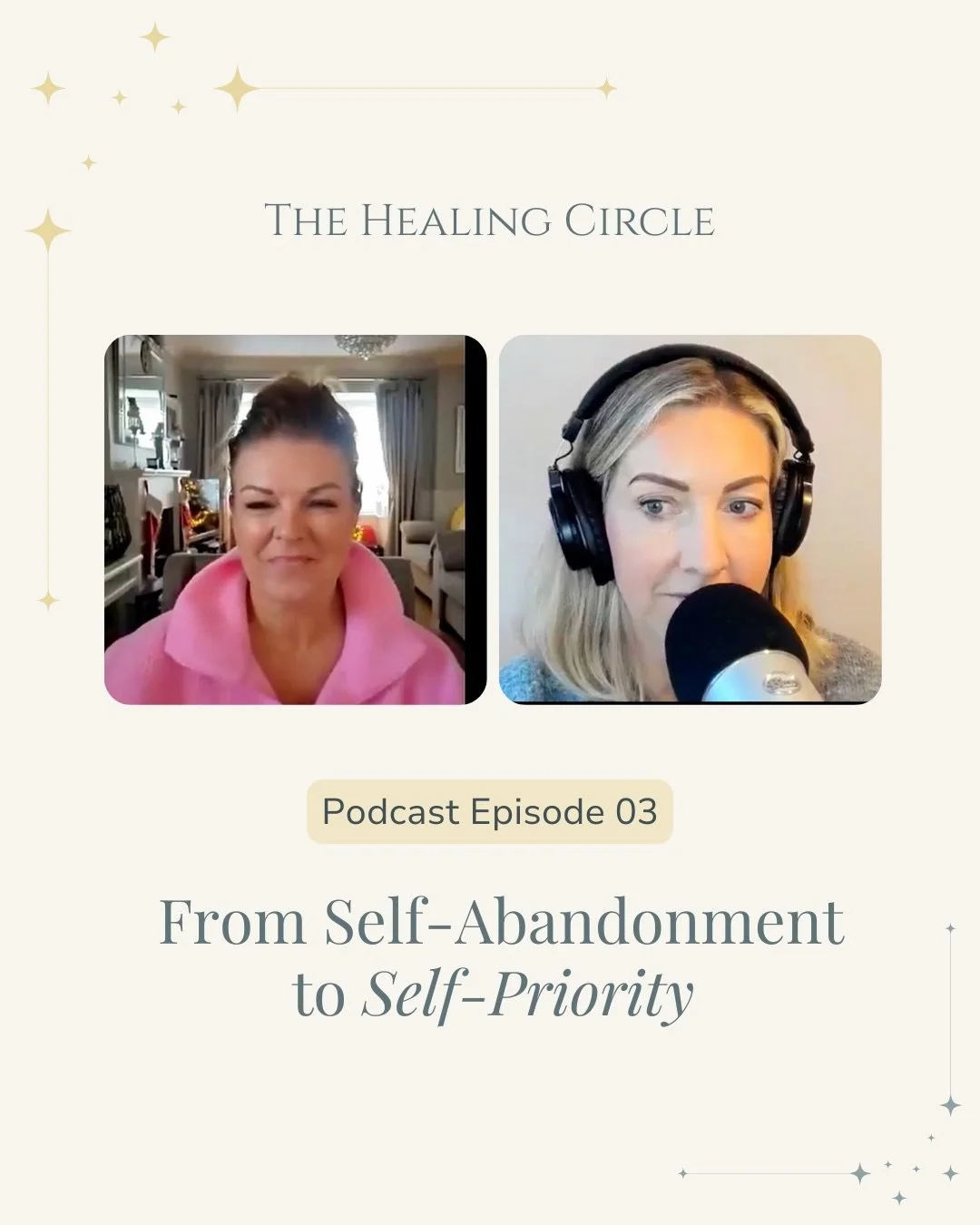 Breakdown before breakthrough. 🤍 In the latest episode of The Healing Circle Podcast, Denise shares her journey of breaking old patterns and stepping away from the role of the fixer.

Her message to anyone who finds themselves in a similar situation