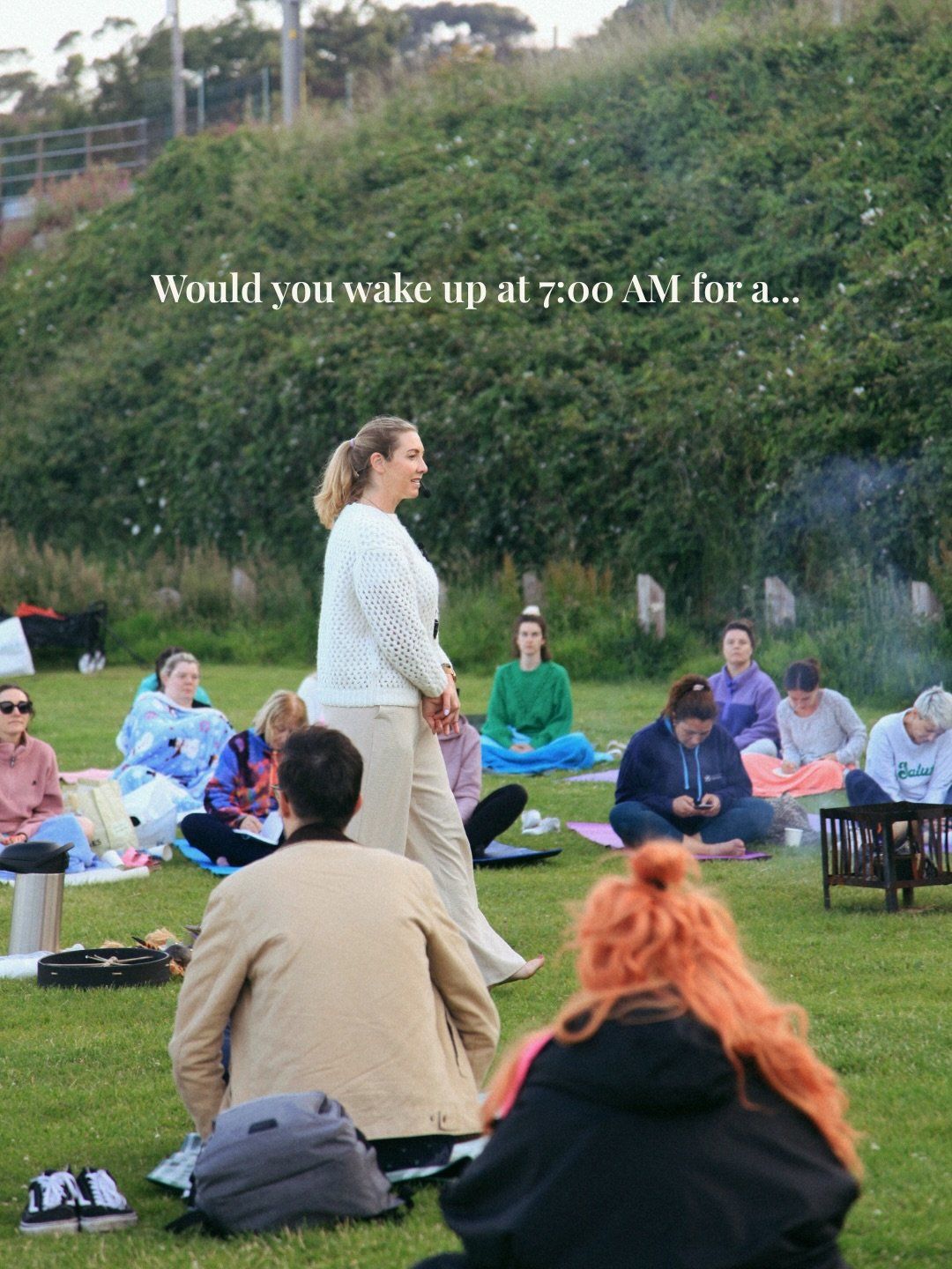 A Spring Equinox Sunrise Gathering is happening tomorrow! 🌅 Hit pause at Killiney before the energy of spring accelerates everything. On this rare moment of balance when day and night are equal, we gather by the sea to anchor ourselves before the ou