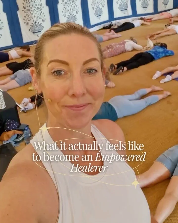 Words to you from my Empowered Healers. ✨ There is a specific moment in this training where I see the lightbulb go off. It&rsquo;s the moment a student stops wondering if they are doing it right and starts trusting the precise map of energy they are 