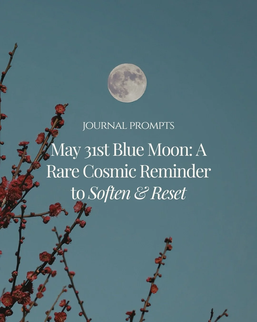 A rare cosmic event is landing this weekend 🌕✨ On May 31, the Blue Micromoon arrives. This isn&rsquo;t your usual loud, intense full moon energy - it&rsquo;s a quiet, gentle alignment. If you have been feeling an energetic build-up lately, consider 