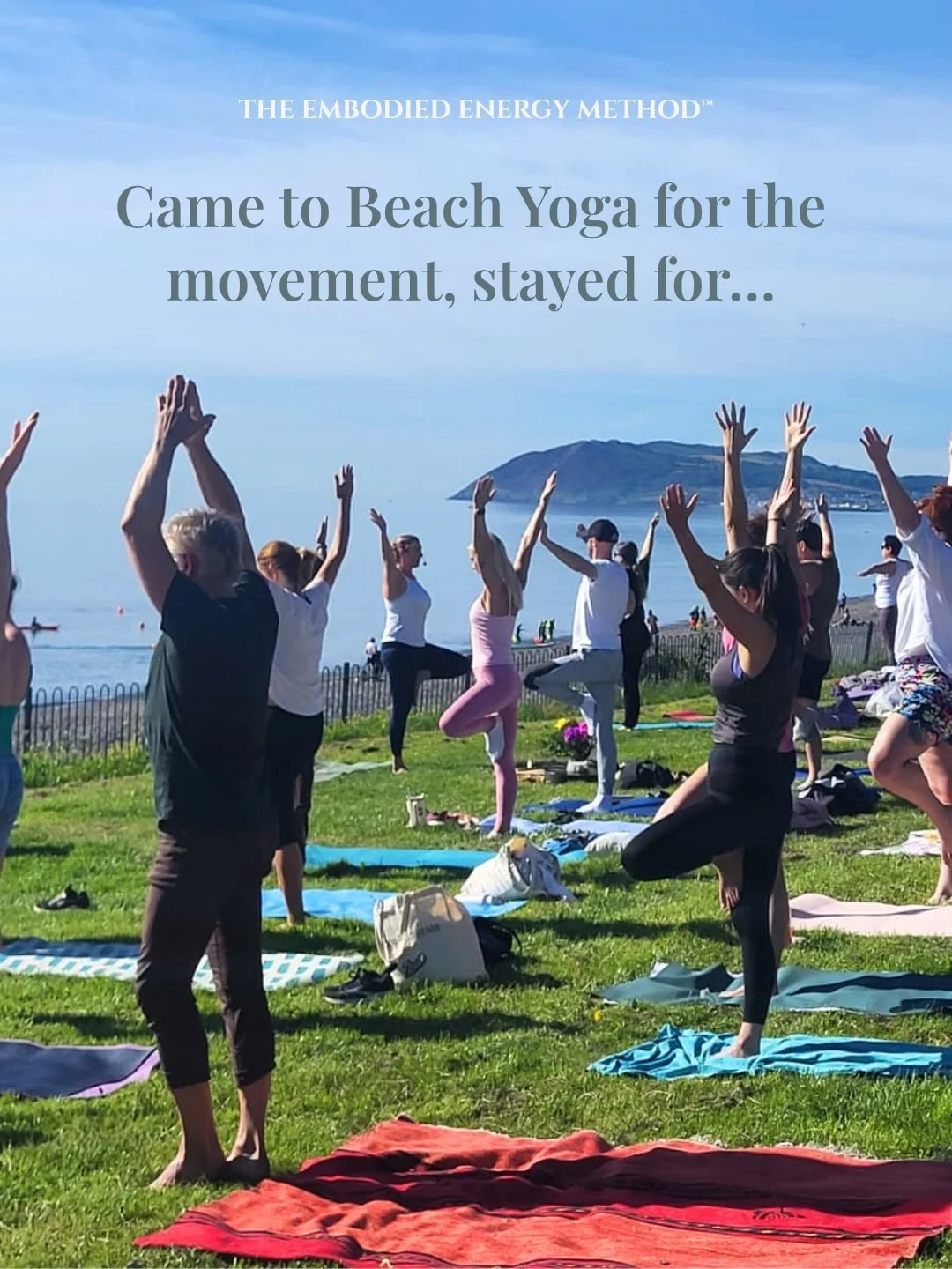 Balance begins with coming back to your body. 🌊 Join me on Sunday, July 26 at 8:30 AM at Killiney Beach for movement, breath and a grounding reset by the sea.

That sense of grounding sits at the heart of Earth, where the Embodied Energy Method&trad