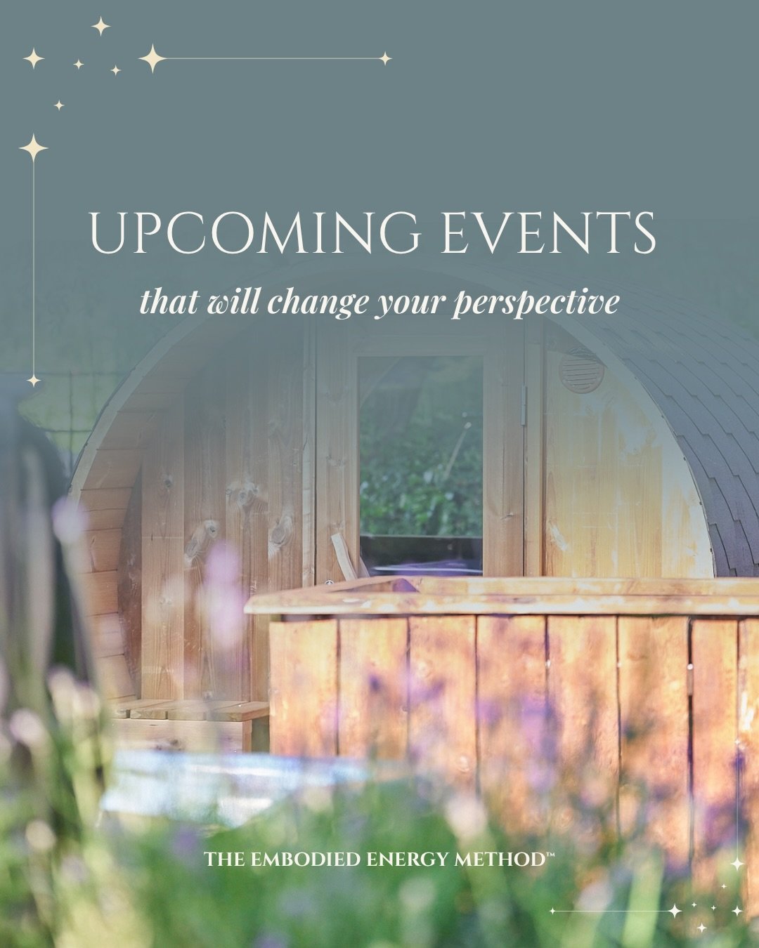 Spaces created to change your perspective, quiet the noise, and bring you back home to yourself. ✨ Tap the link in bio or comment EVENT to receive all the details and joining links. 📩