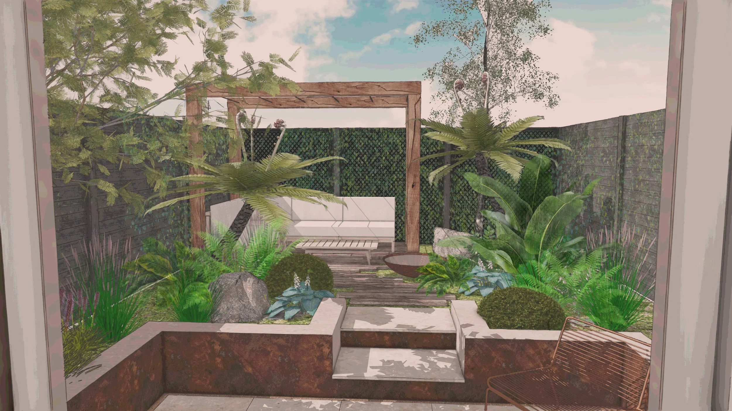 Urban Jungle garden - South London