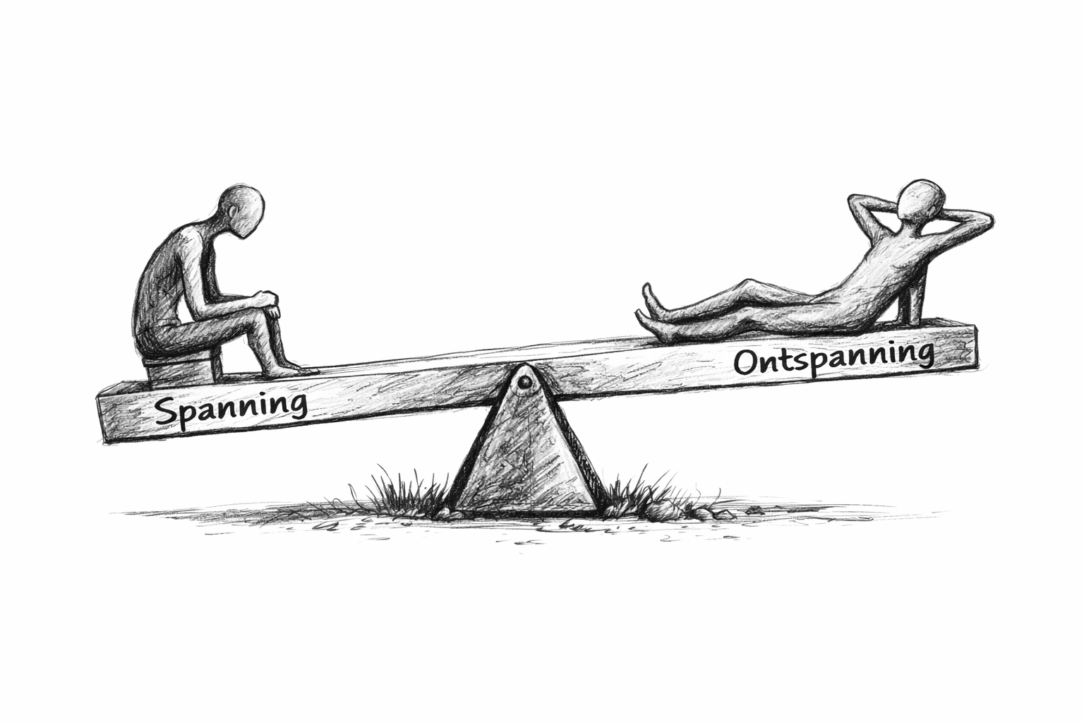 Balans tussen spanning en ontspanning