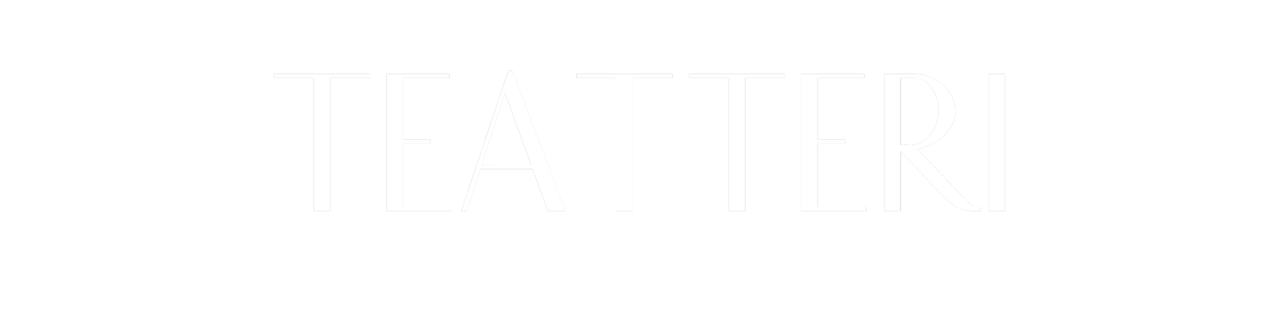 Teksti lukee 'TÄHTERI' valkoisilla kirjaimilla mustalla taustalla.