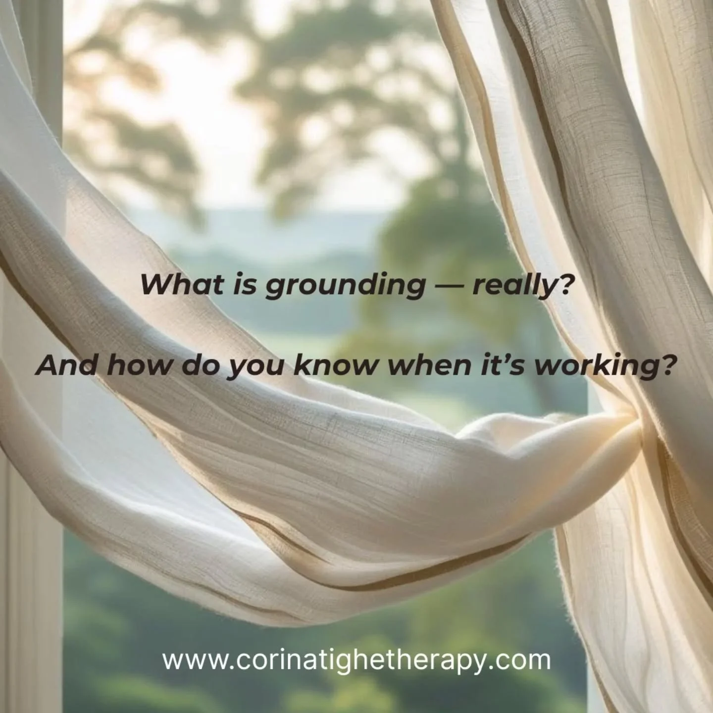 Some days I don&rsquo;t even notice I&rsquo;ve left my body &mdash; until I snap at someone I love or find myself scrolling, disconnected, exhausted.

That&rsquo;s usually my cue:
✨ I need grounding.

Here&rsquo;s something that helps:
👣 I feel my f