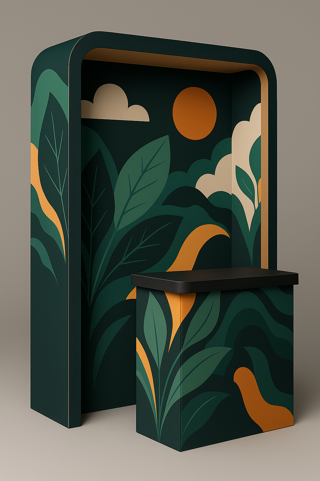 Printed cardboard design