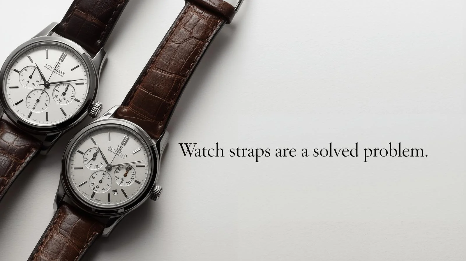 Watch straps are a solved problem