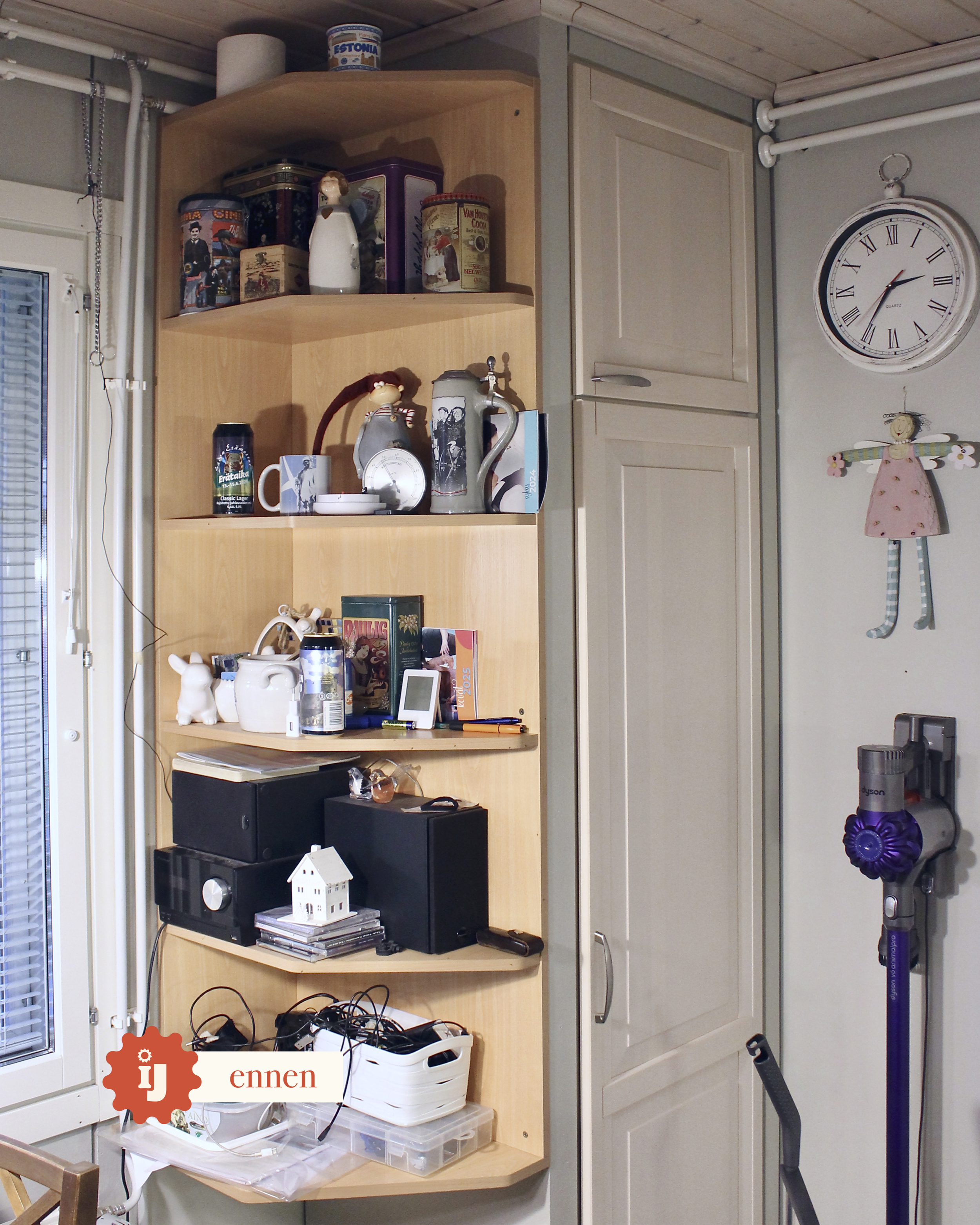 Keittiö – Kulmahylly