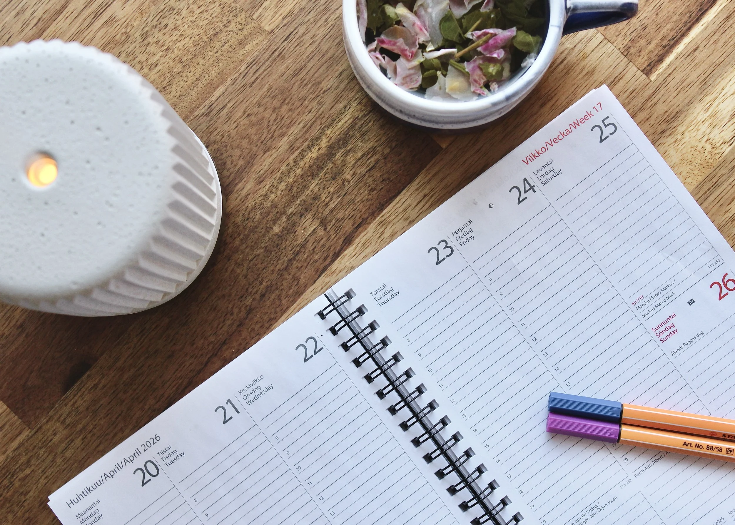 Miksi valita paperikalenteri?