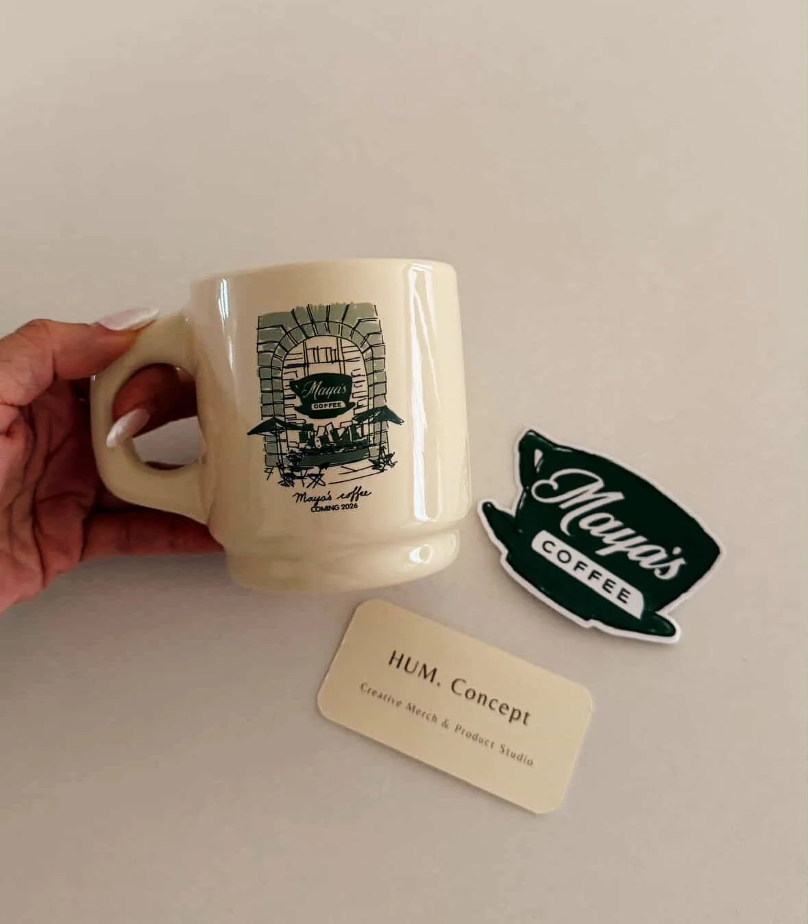 Personalised coffee cup in Perth