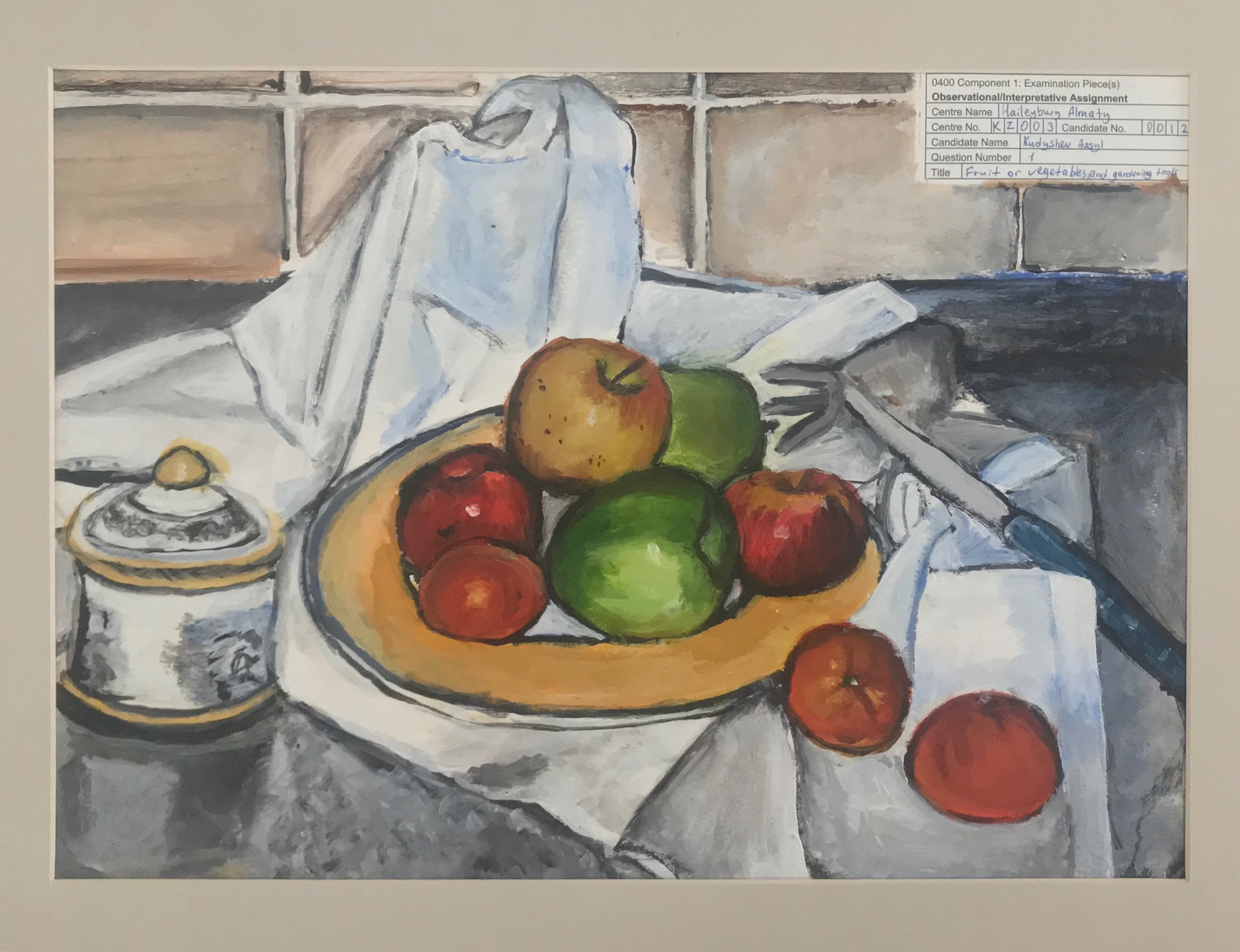 Still life (acrylic on paper)