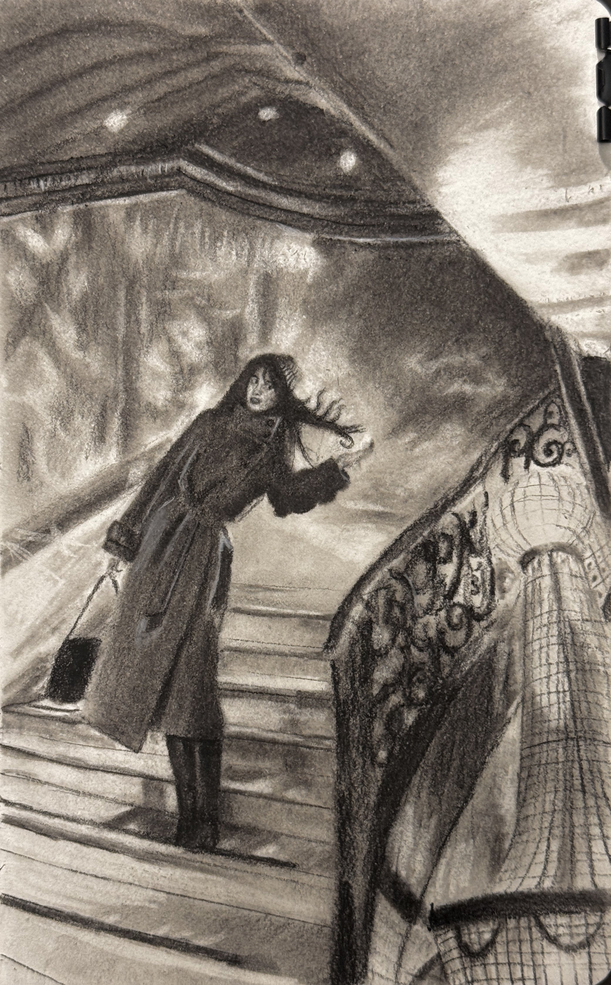 Charcoal on Paper, 2025