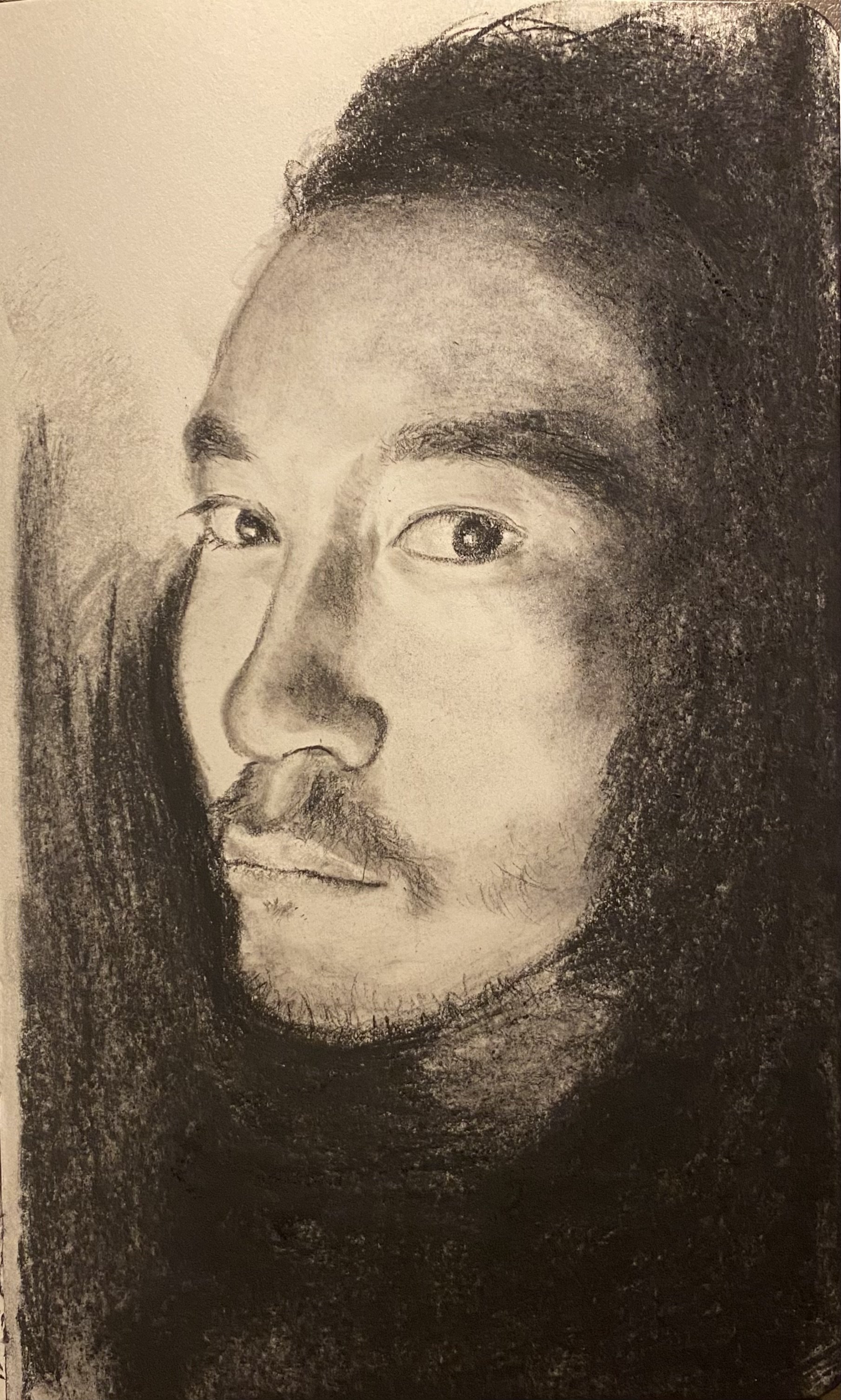 Charcoal on paper