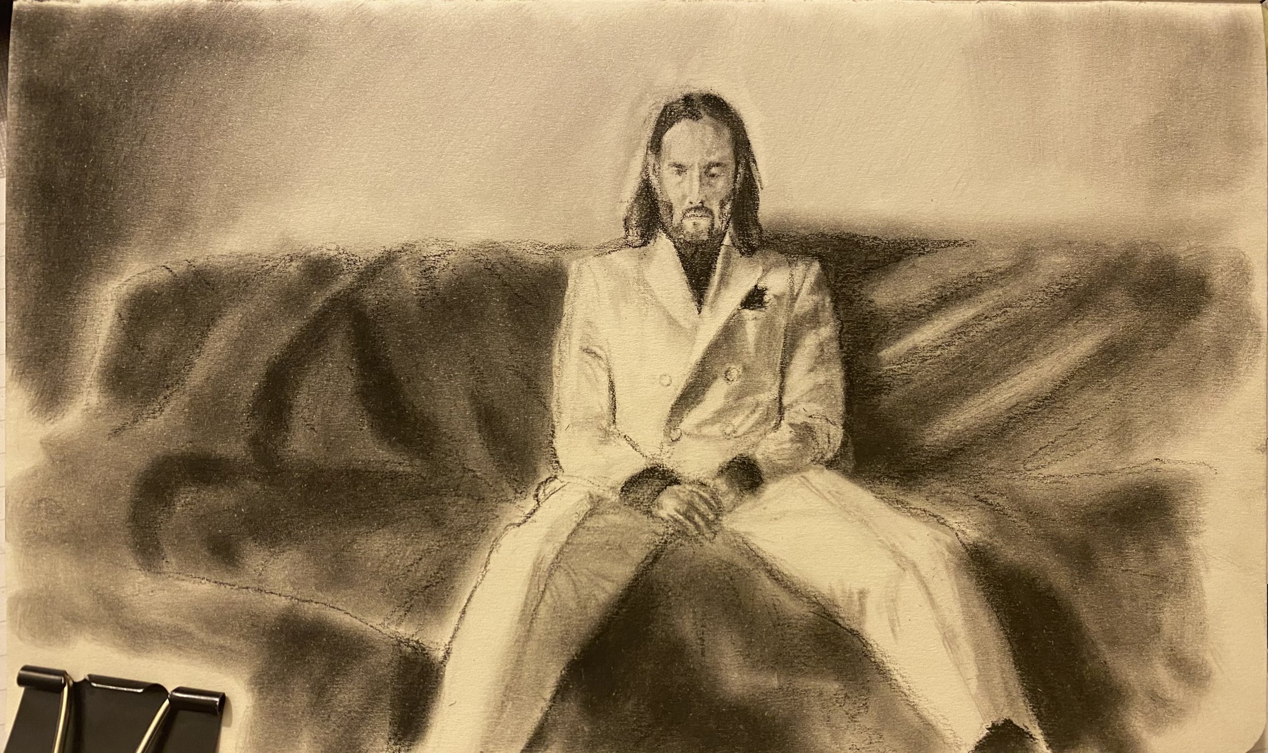 Charcoal on paper