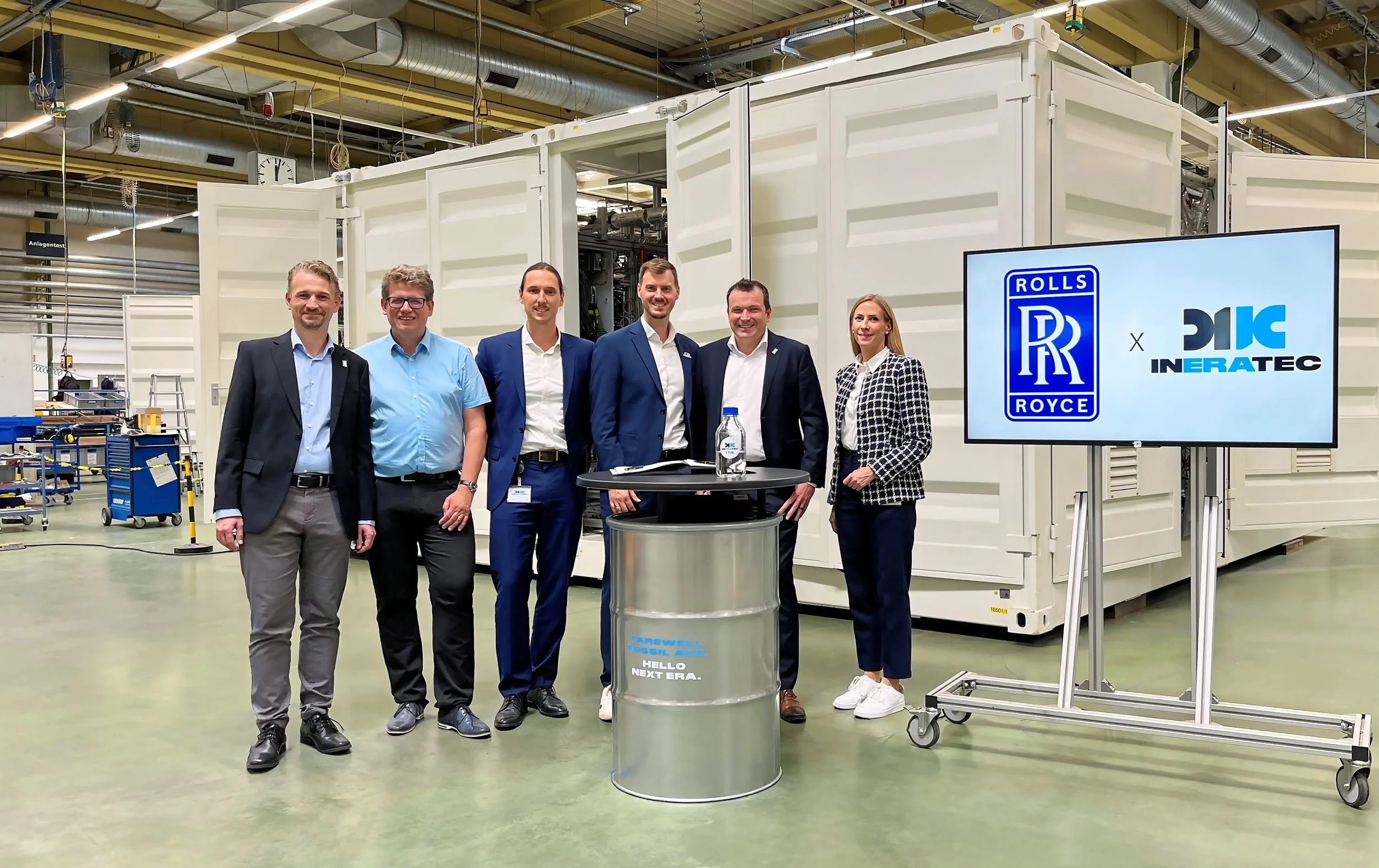 E-fuels for climate-friendly data centres: Rolls-Royce and INERATEC launch partnership