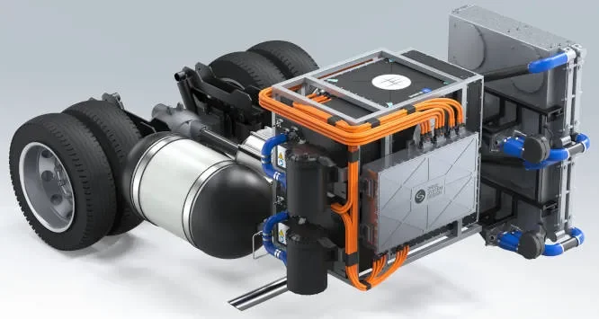 Revolutionary fuel cell system launched for heavy-duty vehicles