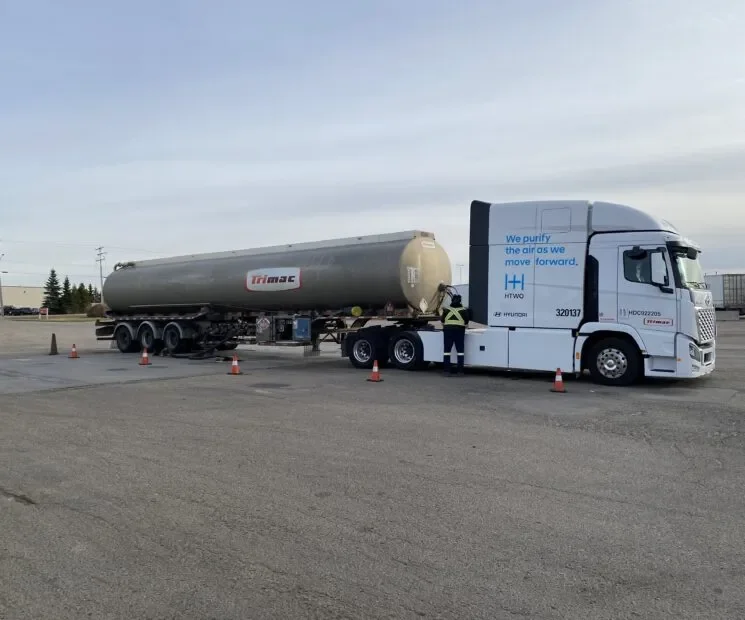 Trimac advances sustainability through pilot of Hyundai XCIENT hydrogen truck