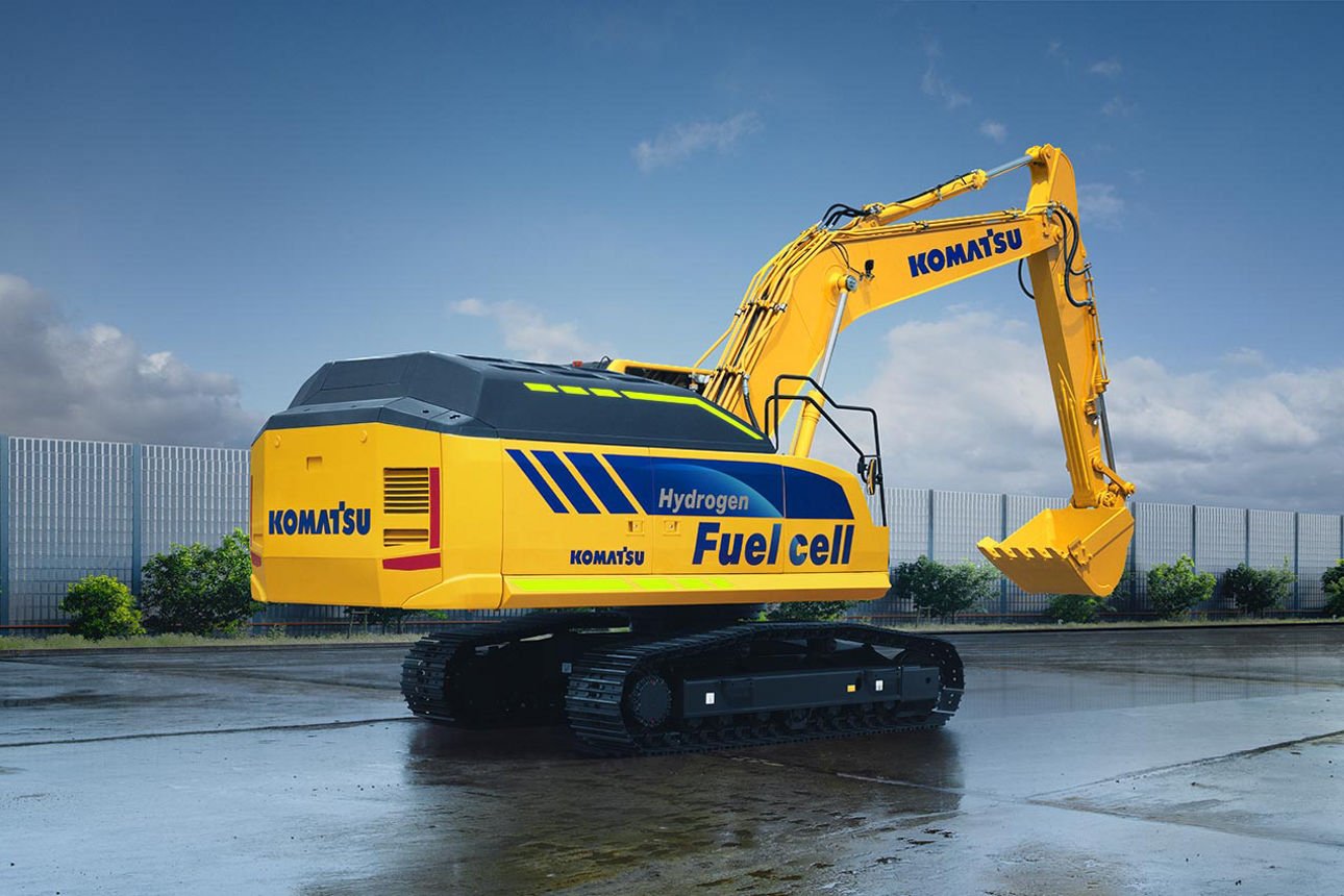 AFC Energy and Komatsu to develop ammonia-fuelled excavator engine