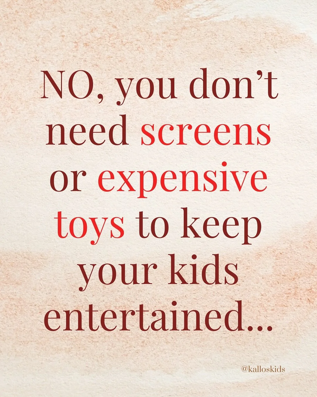 Screens are the only way to keep your children calm and well-behaved during... 

a long car ride.
a ten-stop train journey.
mealtimes.
dinner with your friends in a nice restaurant. 
a family gathering. 

Maybe it&rsquo;s not the only way to occupy t