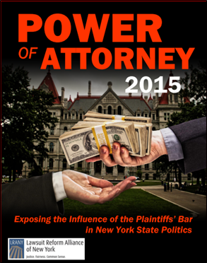 Money changing hands Power of Attorney 2015 report