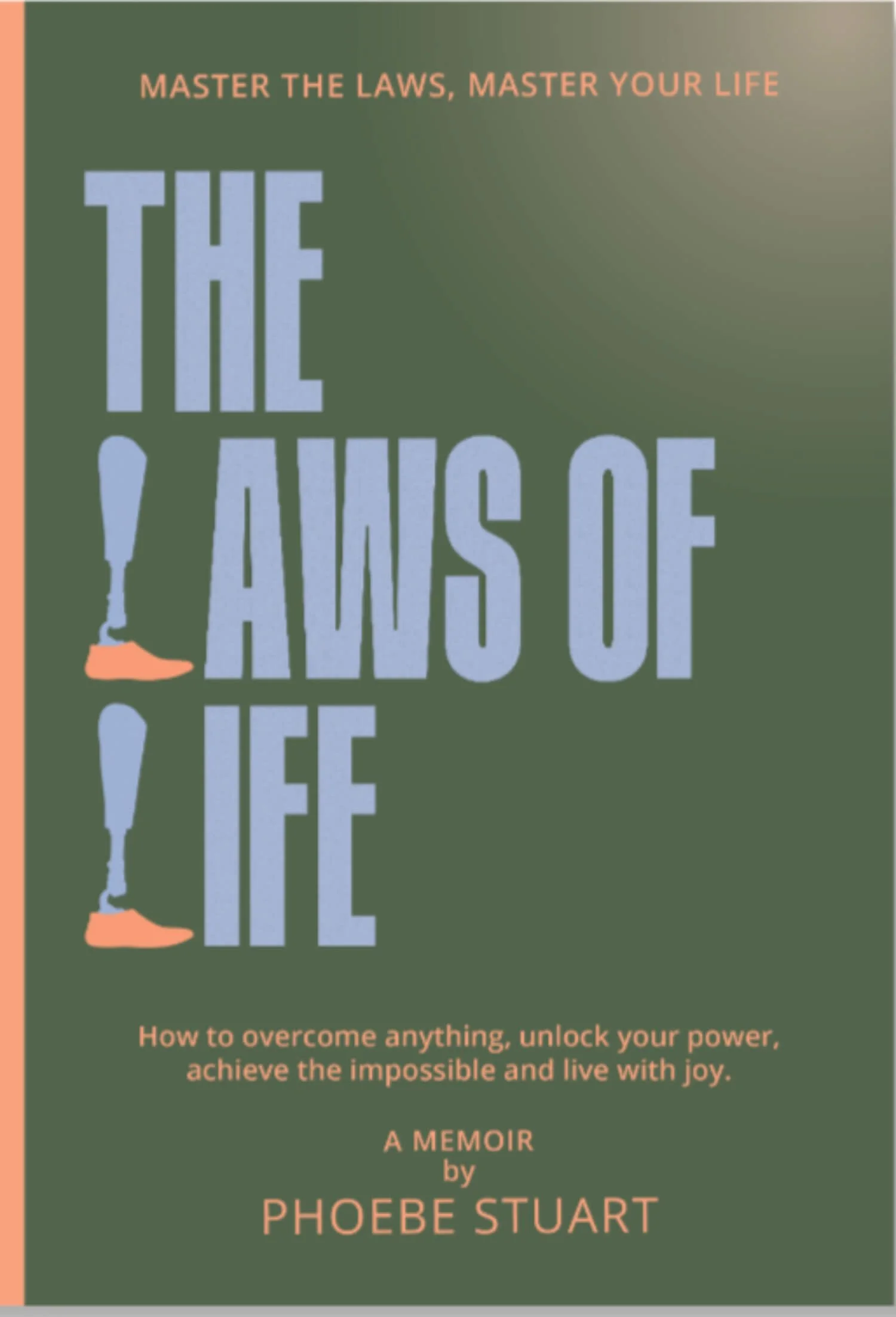 Front cover page of The Laws of Life memoir by Phoebe Stuart