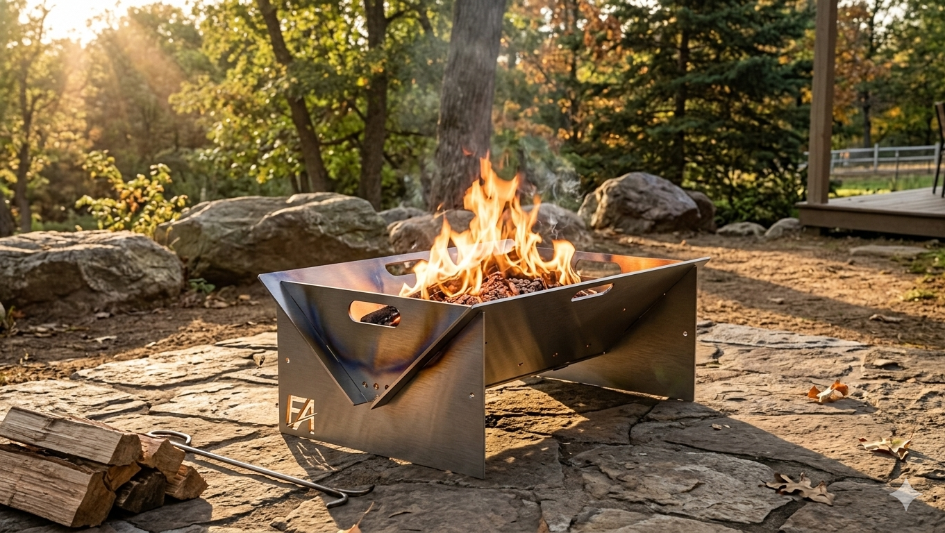 Large Collapsible Fire Pit