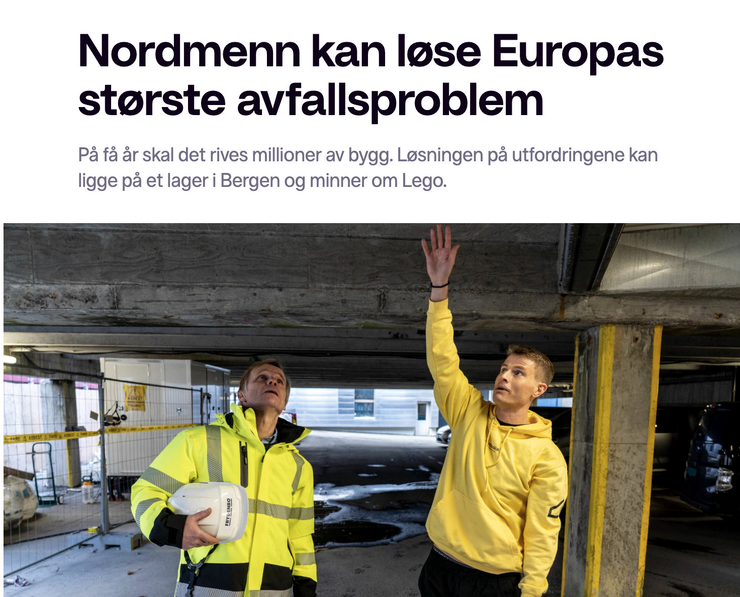 TV 2: Nordmenn kan løse Europas største avfallsproblem