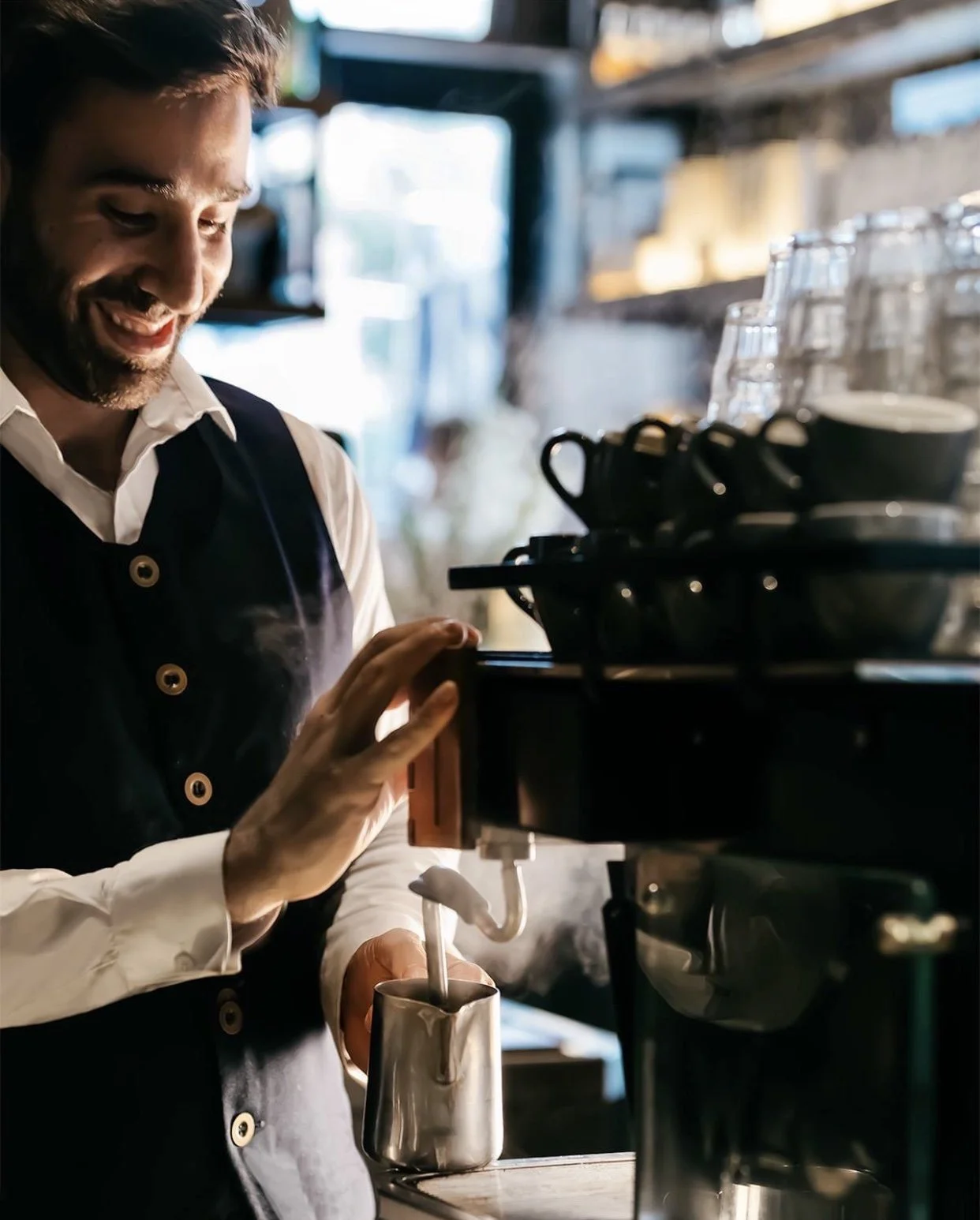 Daniele Luca - Sydney Barista - Professional Onsite barista training for NSW cafes Barista course Coffee training staff training